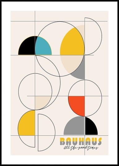 Bauhaus Good Times Plakat Plakat / 40x50cm Bauhaus Good Times Plakat Plakat / 40x50cm