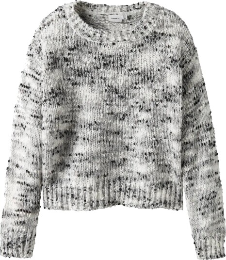 Name It Nkfsaramali Ls Loose Sh Knit   Grey   146 152