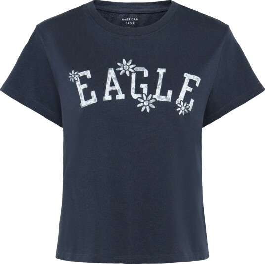 American Eagle 9285 Mfo Tomboy Tee   Navy   L