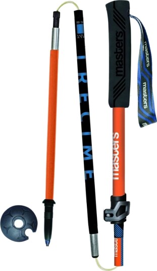 Masters TRECIME Trekking Pole, Black-Orange, 110-130 Masters TRECIME Trekking Pole, Black-Orange, 110-130