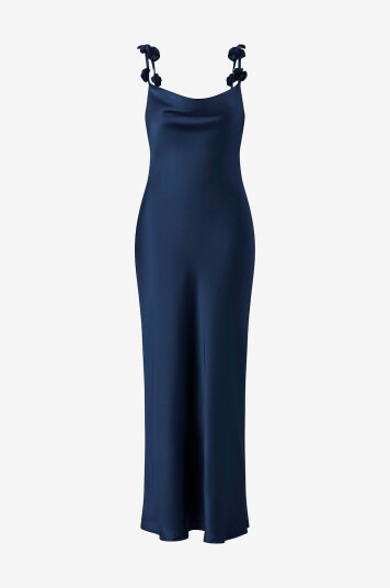 Gina Tricot Kjole Cowl Neck Blå Gina Tricot Kjole Cowl Neck Blå