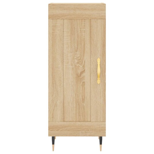 vidaXL Skjenk sonoma eik 34,5x34x90 cm konstruert tre