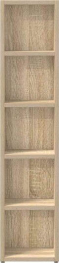  CD-hyller 2 stk sonoma eik 21x16x93,5 cm konstruert tre