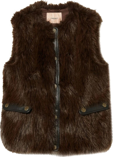 Twinset Dame Jakker Brun XL,