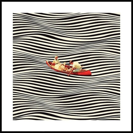 The Real Boat Trip Poster Plakat / 70x70cm
