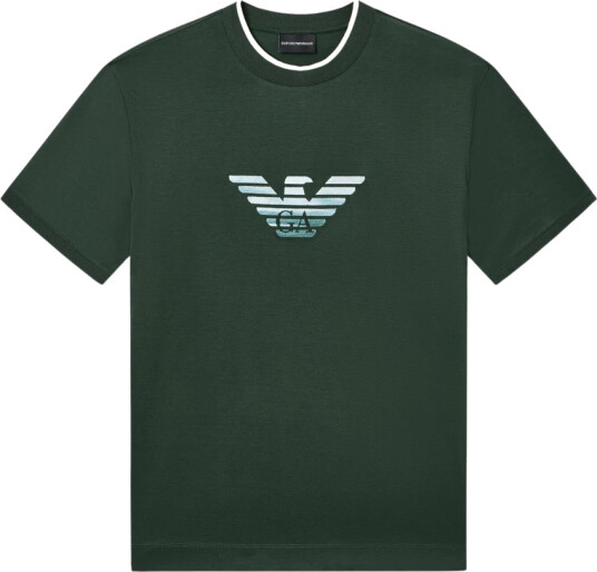 Emporio Armani Herre Topper Grønn L,