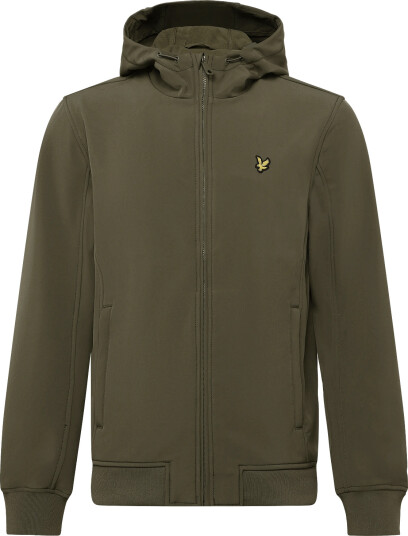 Lyle & Scott Fleece Back Softshell Jacket Khaki green XXL