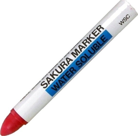 Bruynzeel Sakura Sakura Watersoluble Crayon Marker Zmywalny Red Bruynzeel Sakura Sakura Watersoluble Crayon Marker Zmywalny Red