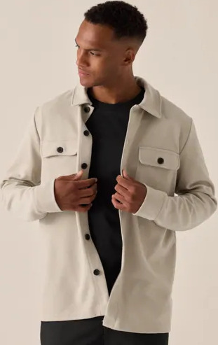 Only & Sons Onsnewkodyl Overshirt Sweat Noos Overshirts Hvit