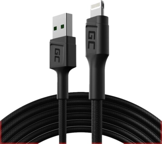 Green Cell Gc Powerstream Lightning Kabel Usb Hann Til Lightning Hann 1.2 M Dobbeltisolert Svart Green Cell Gc Powerstream Lightning Kabel Usb Hann Til Lightning Hann 1.2 M Dobbeltisolert Svart