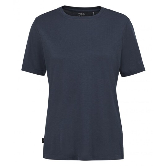 Rab Crimp Logo Tee Wmns Dame Tmb Tempest Blue 16