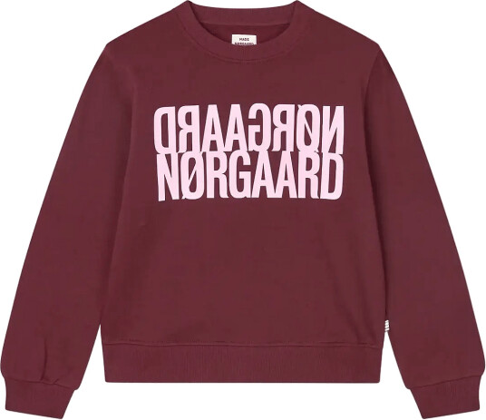 Mads Nørgaard Original Sweat Talinka Sweatshirt Burgundy 140
