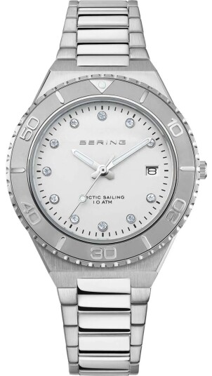 Bering Dameklokke 18936 704 Classic Sølvfarget/Stål Ø36 mm