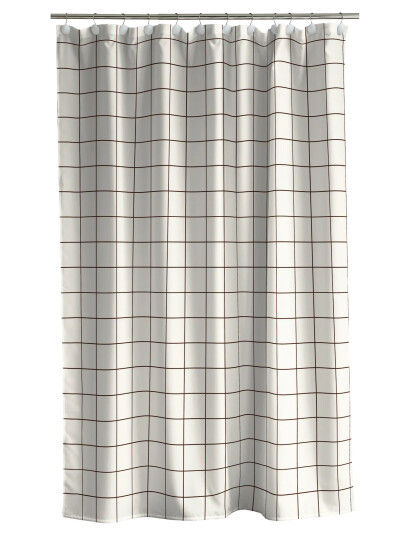 Södahl Badeforhæng Vista - White - 180X220CM x 220