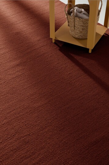 Jotex Ullteppe Bomull/Polyester/Viskose/Ull Vinrød ROW 19571590450