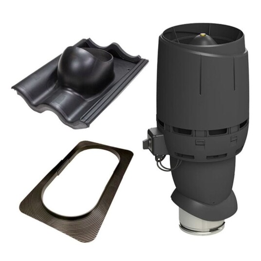 Røroshetta Takvifte Eco160p For Takmed Takstein 14°–37° Svart