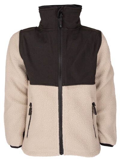 Lindberg Kids' Ramund Pile Jacket Beige 150 Lindberg Kids' Ramund Pile Jacket Beige 150