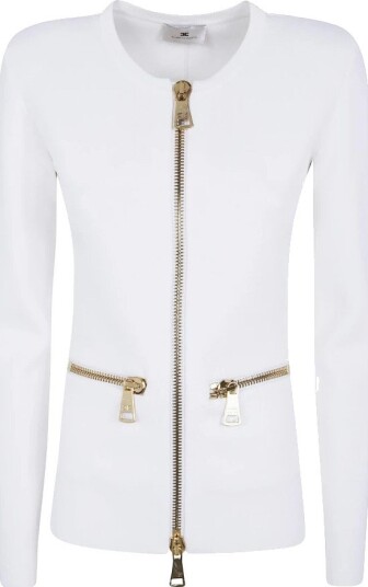 Elisabetta Franchi Dame Strikkevarer Hvit XS,