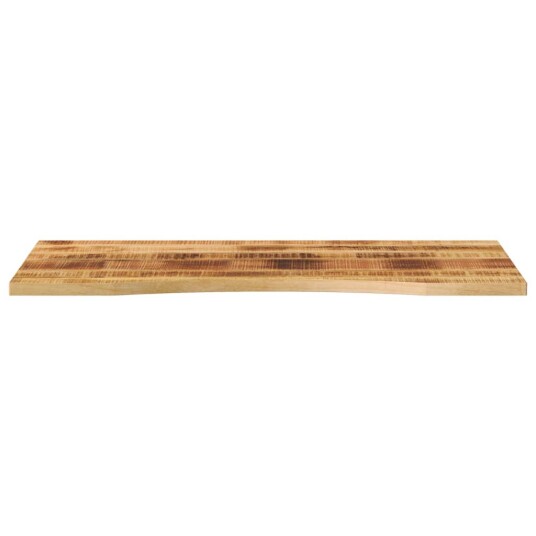 Skrivebordsplate med kurve 120x60x2,5 cm heltre grovt mangotre 8721012089150