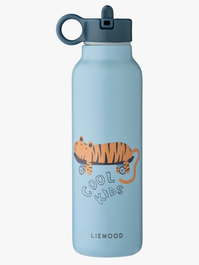 Liewood Falk Vannflaske 500 ml Tiger/Beach blue