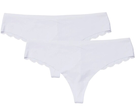 Milki String 2-pack White XL