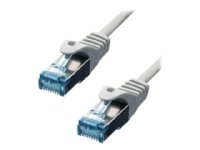 ProXtend - Koblingskabel - RJ-45 (hann) til RJ-45 (hann) - 15 m - 6 mm - S/FTP - CAT 6a - IEEE 802.3at - halogenfri, formstøpt, uten hindringer, flertrådet - grå