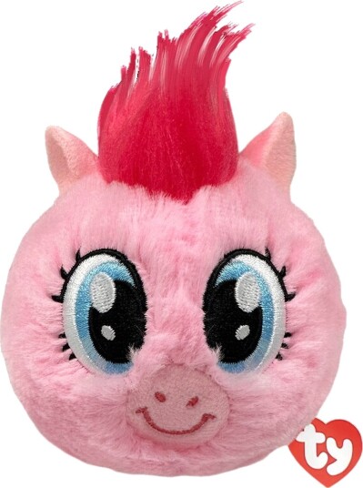 Ty Kosedyr/Hoppeball Beanie Hoppestoler 10 cm Pinkie Pie M Ty OneSize Kosedyr Rosa