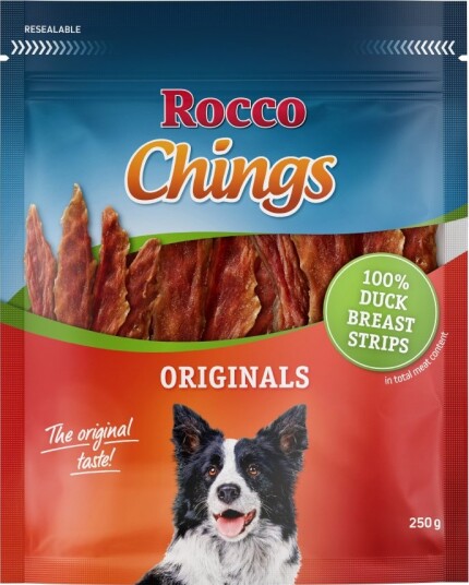 Rocco Chings Originals Andebryst I Strimler 250 G