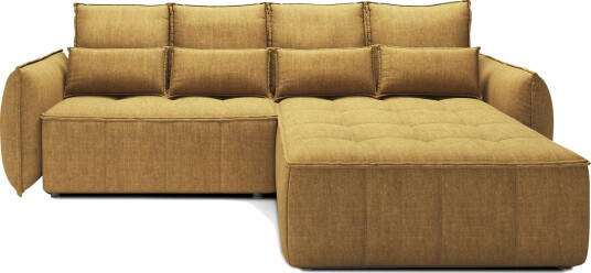 Takara Sovesofa med Divan 3 seter Gul