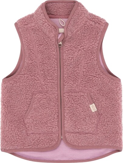 Petit Piao Ppdesino Fleece Waistcoat   NOSTALGIC ROSE   80