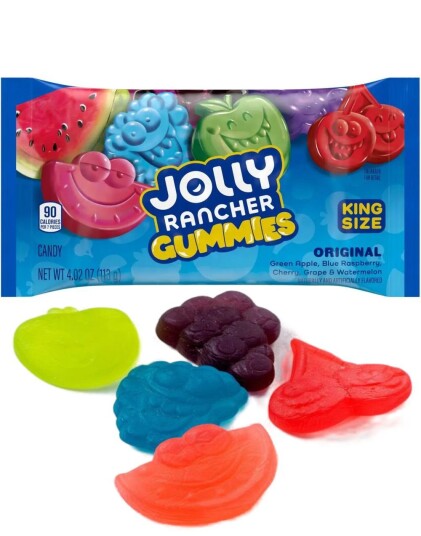 Jolly Rancher Gummies med 5 Forskjellig Smaker 113 gram USA Import