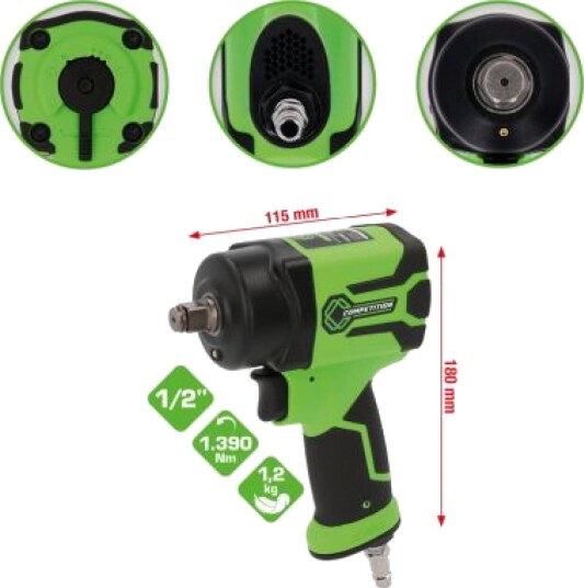 KS TOOLS 512.0030 Slagskrutrekker (trykkluftdrevet) KS TOOLS 512.0030 Slagskrutrekker (trykkluftdrevet)