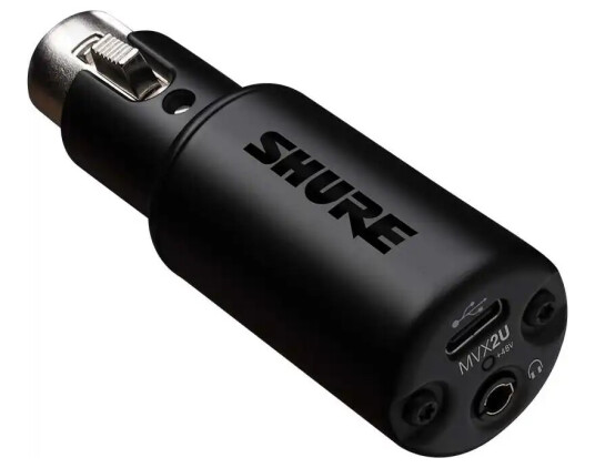 Shure MVX2U lydkort