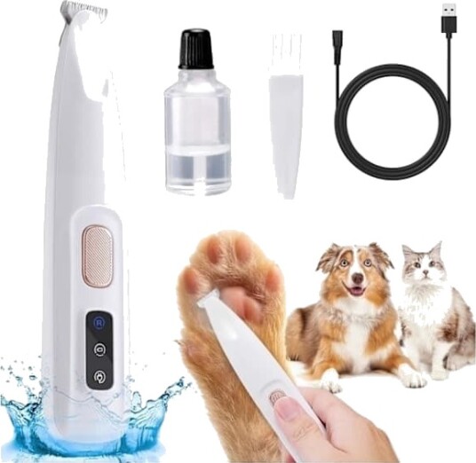 Potetrimmer For Hund Med Led-Lys Stillegående Potetrimmer For Hund Med Led-Lys Stillegående