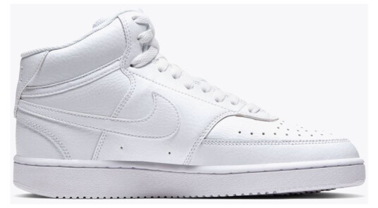 Nike Court Vision Mid Hvit 40.5 Nike Court Vision Mid Hvit 40.5