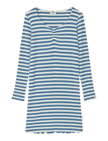 Mads Nørgaard 5X5 Classic Stripe Tikina Dress Blue 152