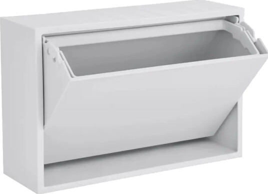 ReCollector - Small Wall storage / Bathroom bin - Brilliant White ReCollector - Small Wall storage / Bathroom bin - Brilliant White