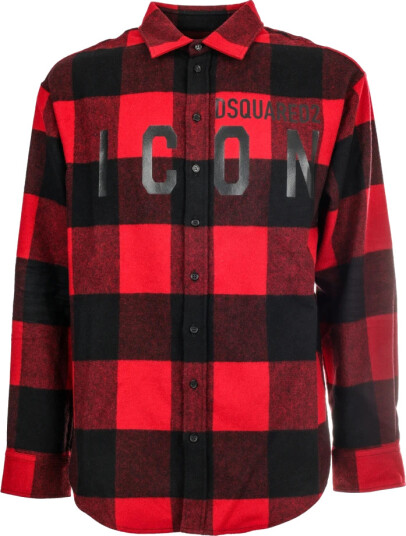Dsquared2 Herre Skjorter Rød S, Dsquared2 Herre Skjorter Rød S,