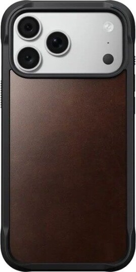 Nomad Rugged Leather Case - rustic brown (Horween) - iPhone 18 Pro Max/17 Pro Max