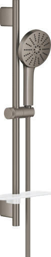 Grohe Vitalio Joy+ dusjsett, vannbesparende, børstet sort krom brushed hard graphite 600 mm