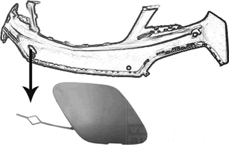 Klappe slepekrok VAN WEZEL 3775587