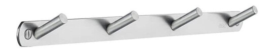 Kroklist Beslagsboden B1064 4-krok Rustfri Kroklist Beslagsboden B1064 4-krok Rustfri