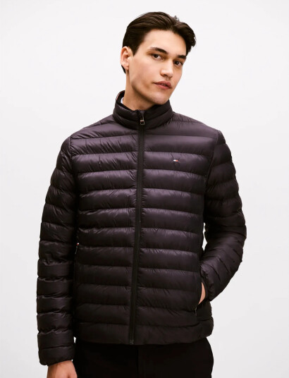 Tommy Hilfiger Core Packable Recycled Jacket - Black - XS Tommy Hilfiger Core Packable Recycled Jacket - Black - XS