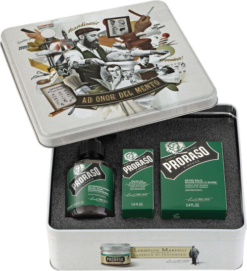 Proraso Beard Kit Refreshing Eukalyptus, Rosmarin og Bergamott Proraso Beard Kit Refreshing Eukalyptus, Rosmarin og Bergamott