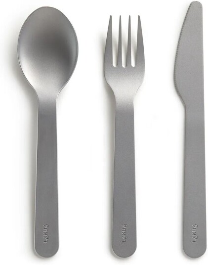 Lékué Basics To Go bestikksett 3 deler Rustfritt stål Lékué Basics To Go bestikksett 3 deler Rustfritt stål