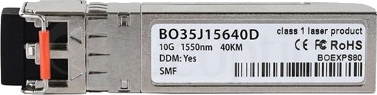 Blueoptics J9153d-Bo Fiberoptikk 10000 Mbps Sfp+ Lc 40000 M 1550 Nm Blueoptics J9153d-Bo Fiberoptikk 10000 Mbps Sfp+ Lc 40000 M 1550 Nm