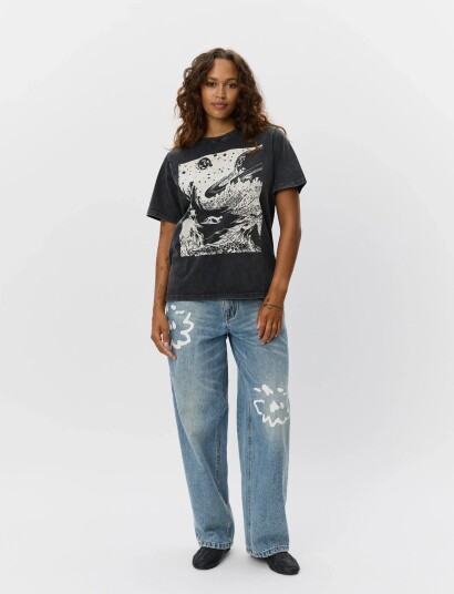Sofie Schnoor Zenasw T Shirt   Grey   M