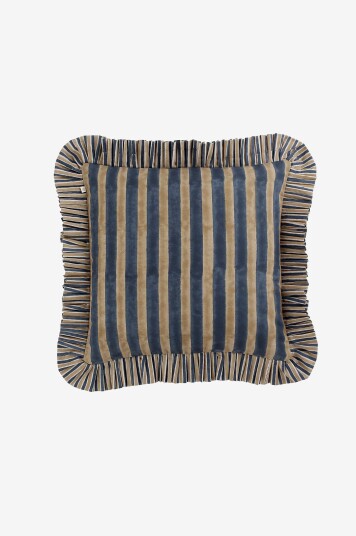 Chamois Putetrekk med volanger Jaipur Stripe Beige