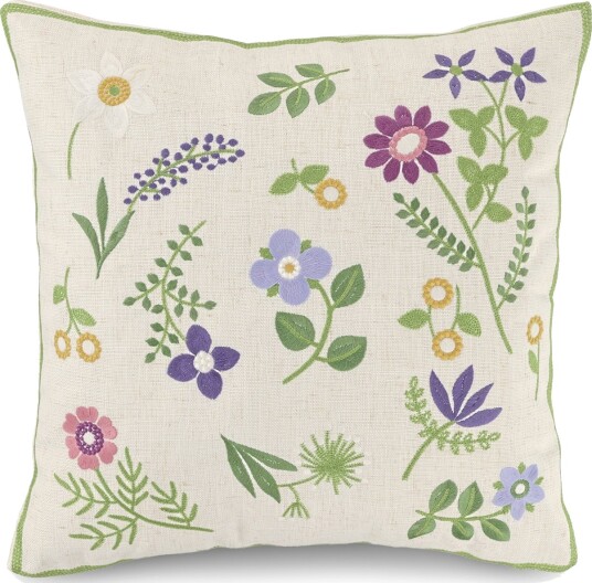 Tc Home Putetrekk   Esbo Embroidered Cushion Cover multi Størrelse: 45 x 45 cm