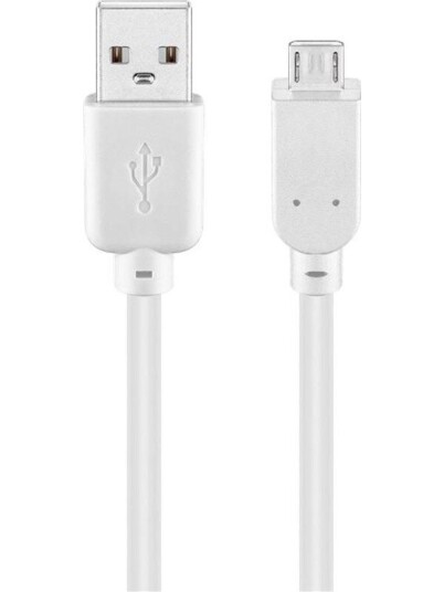 Pro USB 2.0 0,6m A-Micro-B Kabel Hvit